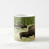 Mug Wyoming Bison Nature Animal Photographie (Centre)