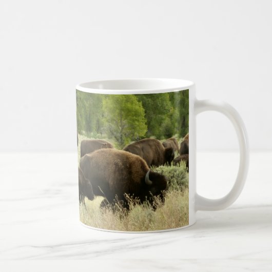 Mug Wyoming Bison Nature Animal Photographie (Droite)