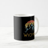 Mug Wyoming Mountains Outdoor Adventure (Devant droit)