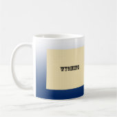 Mug - Wyoming State Map avec la ville (Gauche)