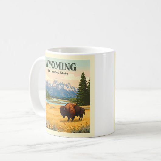 Mug Wyoming vintage (Devant gauche)