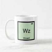 Mug Wz - Wizard Funny Element Chemistry Symbole T-Shir (Gauche)