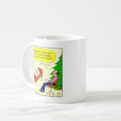 Mug x30 Père Noël parle à son thérapeute - bande (Devant gauche)