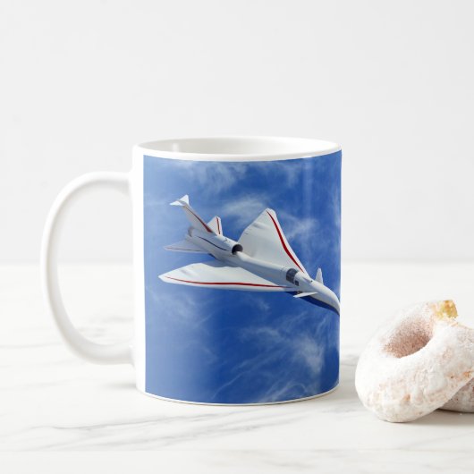 Mug X-59 Avion à réaction supersonique à faible poussé (Avec donut)