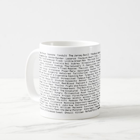 Mug X-Files (Devant gauche)