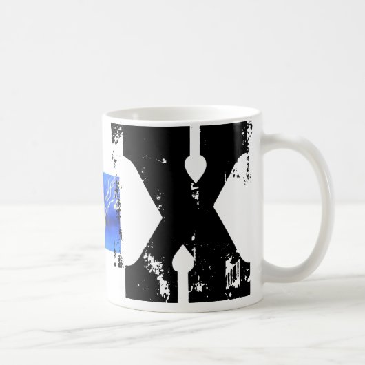 Mug X Monogramme Musique amusante (Droite)