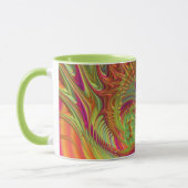 Mug XAVIER~ Zany 3D ~ Bright Orange, Yellow et Purple (Gauche)