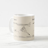 Mug XB-70 Valkyrie - Plan directeur de l'avion SD (Devant gauche)