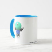 Mug XBlast - joueur de turquoise (Devant gauche)