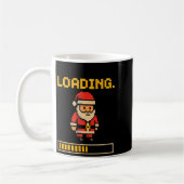 Mug Xel Santa Loading Retro Christmas Gamer Shirt  (Gauche)
