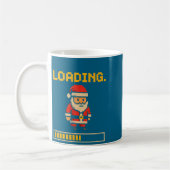 Mug Xel Santa Loading Retro Christmas Gamer Shirt (Gauche)