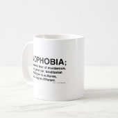 Mug Xénophobie définie (Devant gauche)
