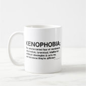 Mug Xénophobie définie (Gauche)