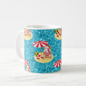 Mug xmas beach santa claus (Devant gauche)