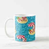 Mug xmas beach santa claus (Gauche)