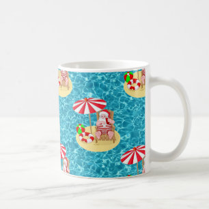 Mug xmas beach santa claus