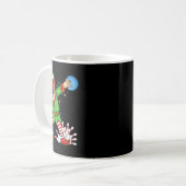 Mug Xmas Dabbing Elf Bowling Ll Et Pins Christmas Bow (Devant gauche)