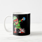 Mug Xmas Dabbing Elf Bowling Ll Et Pins Christmas Bow (Gauche)