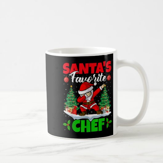 Mug Xmas Dabbing Santa's Favorite Chef Christmas (Droite)