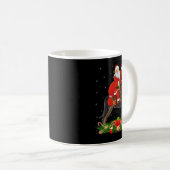Mug Xmas Decor Funny Santa Riding Rottweiler Dog Chris (Devant droit)