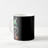 Mug Xmas Drumsticks Music Matching Drummer Elf Pajama (Devant gauche)