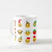 Mug xmas émoji joyeux (Devant gauche)