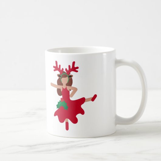 Mug xmas flamenco danseur émoji (Droite)