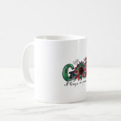 Mug Xmas Gift With God All Things Are Possible (Devant gauche)