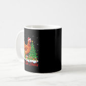 Mug Xmas Lighting Santa Hat Chicken Christmas Tree  (Devant gauche)