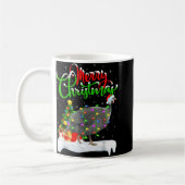Mug Xmas Lights Tree Santa Guinea Fowl Bird Merry Chri (Gauche)