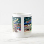 Mug Xmas Magic-Cairn Pair-wheatn+brindle (Centre)