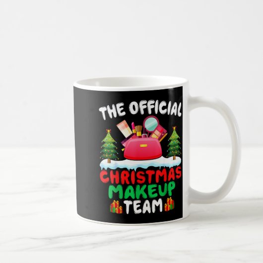 Mug Xmas Makeup Artist Team - Beautician Cosmetologist (Droite)