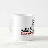 Mug XMAS Santas Favorite HO (Devant gauche)