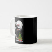 Mug Xmas Tree Lighting Santa Riding Skunk Christmas (Devant gauche)