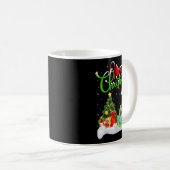 Mug Xmas Tree Lights Santa Hat Musical Ukulele Guitar (Devant droit)