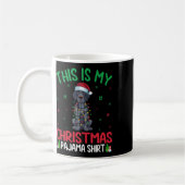 Mug Xmas Tree Père Noël Allemand Pointer Dog Chr (Gauche)