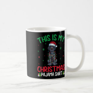 Mug Xmas Tree Père Noël Allemand Pointer Dog Chr