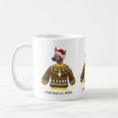 Mug Xoloitzcuintle Porter un doux pull Amoureux des ch (Gauche)