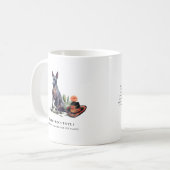 Mug Xoloitzcuintli | Aquarelle mexicaine Chien sans ch (Devant gauche)