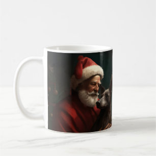 Mug Xoloitzcuintli avec Noël Festif du Père Noël
