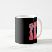 Mug Xoxo Leopard Bow Funny Valentine's Day Coquette Nk (Devant droit)