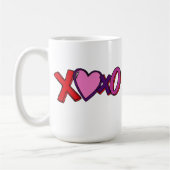 Mug XOXO, mug de la Saint-Valentin, cadeau de mug (Gauche)