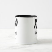 Mug XOXO Personnalisé Bonjour belle Saint Valentin (Centre)