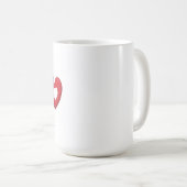 Mug XOXO Print Mug,Valentines Day  (Devant droit)