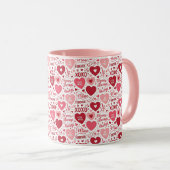 Mug XOXO & Toujours à moi (Devant droit)