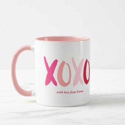 Mug "XOXO" Valentines (Gauche)