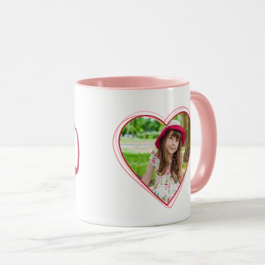 Mug "XOXO" Valentines (Devant droit)