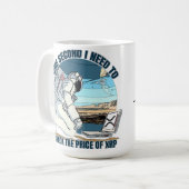 Mug XRP à l'astronaute de la lune - XRP RIPPLE (Devant gauche)