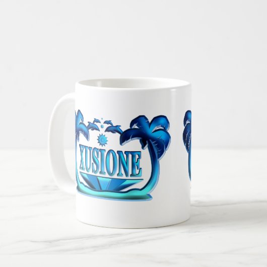 Mug XUSIONE : Plage Spritzer II - (Devant gauche)