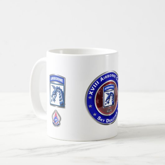 Mug XVIII Airborne Dragons (Devant gauche)